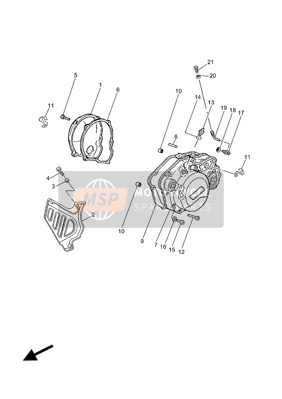 913170502000, Boulon, Yamaha, 1